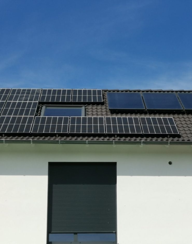 Bild einer Photovoltaik Dachinstallation